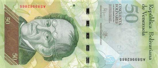 50 Bolivares 2015